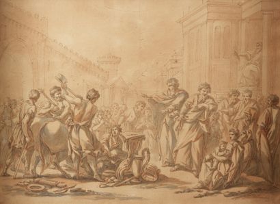 French school end of XVIIIth century
Paul...