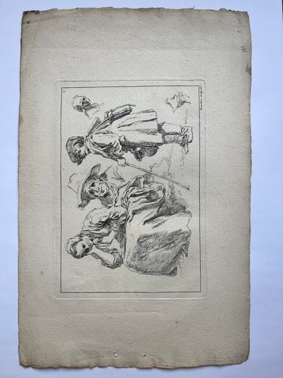 François Boucher
Livre d'étude d'après les...