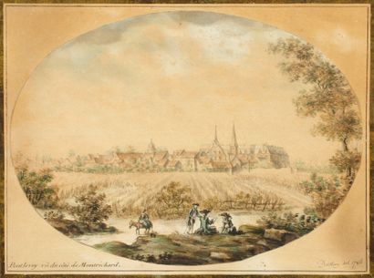 Ecole française du XVIIIème siècle
Pont-le-Roi...