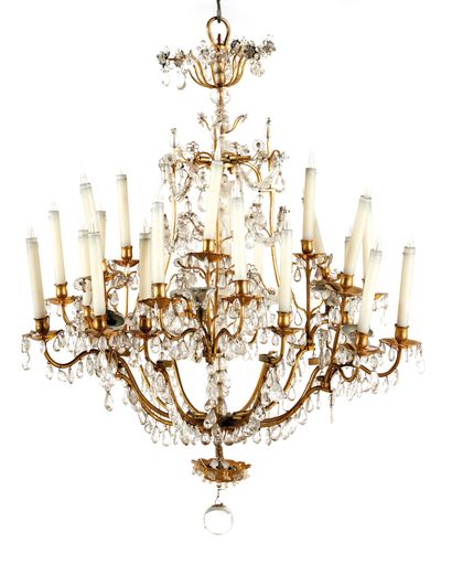 Chandelier
with twenty-four branches of light...
