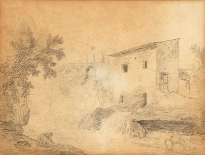 Hubert ROBERT (1733-1808)
Washerwomen near...