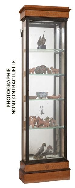 Pair of display cabinets
of rectangular form...