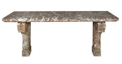 Console
Rectangular shape in brown marble....