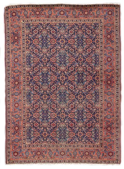 Tebriz carpet 
(cotton warp and weft, wool...