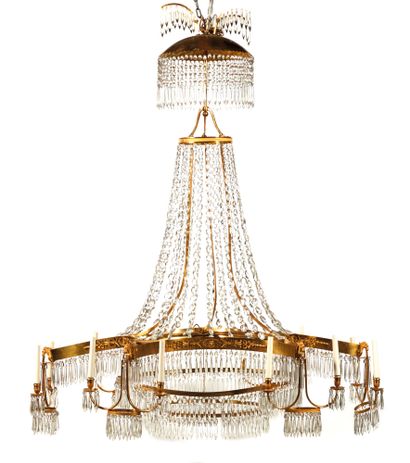 Chandelier
with twelve branches of light...