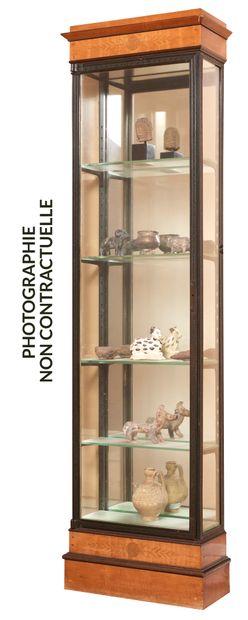 Pair of display cabinets
of rectangular form...