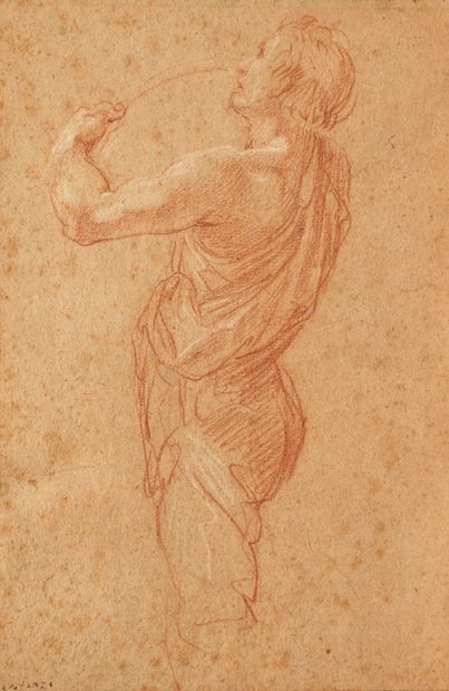 Ecole italienne du XVIIème siècle
Homme debout
Sanguine...