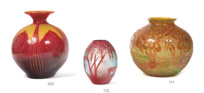 CHARLES SCHNEIDER (1881-1953)
Ball vase with...