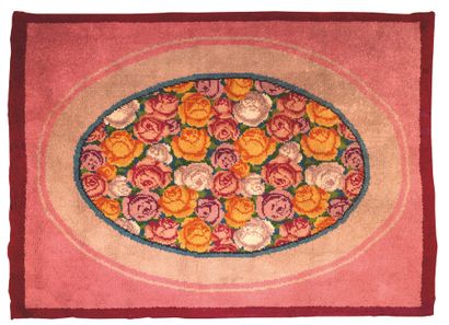 FRENCH WORK CIRCA 1925
Rectangular wool rug...