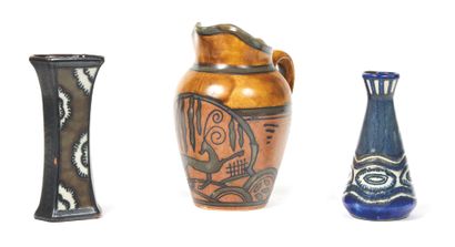 HB QUIMPER ODETTA
Set of two glazed stoneware...