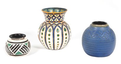 PAUL JACQUET (1883-1968)
Set of three polychrome...
