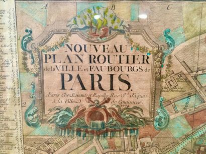 Nouveau plan routier de la ville et des faubourgs...