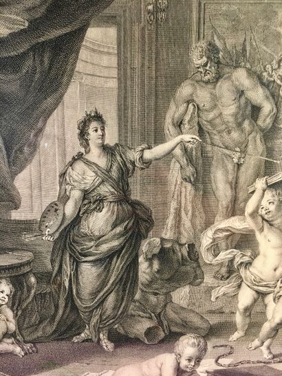 After Charles COYPEL
Thalie chassée par la...