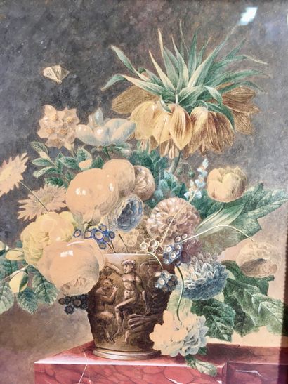19th century French school
Bunch of flowers...