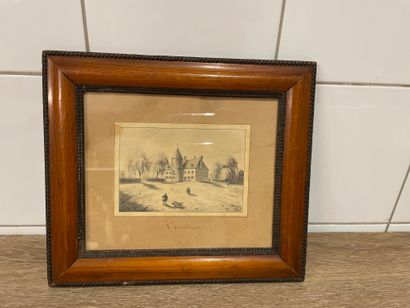19th century French school
The aubraye
Pencil...