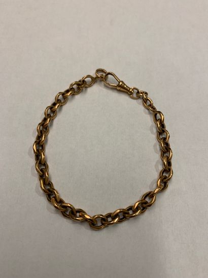 Yellow gold watch chain 15.50 g.