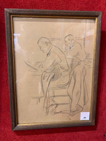 Edouard COUTURIER (1871-1903)
Two men at...