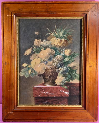 19th century French school
Bunch of flowers...