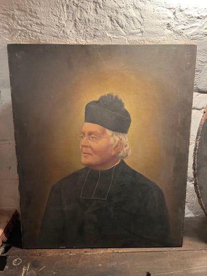 20th century French school
Portrait of Ecclesiastes
Oil...