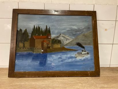 Giuseppe ORLANDI (XX)
Boat on the lake
Mounted...
