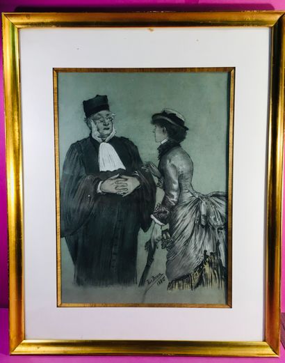 19th century French school
Magistrate and...