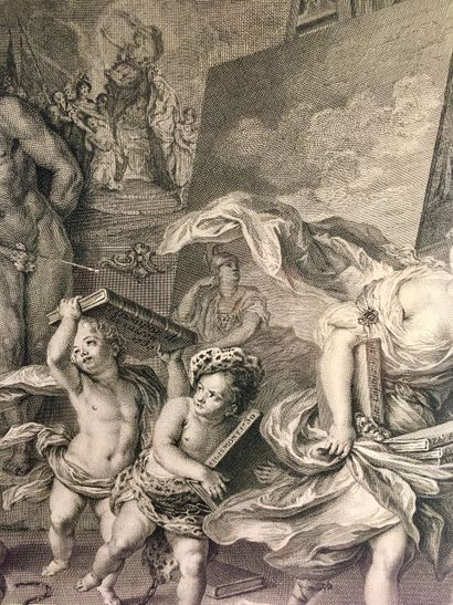 After Charles COYPEL
Thalie chassée par la...