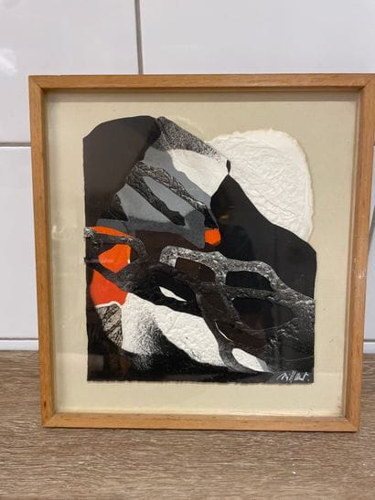 20th century school
Abstraction black, red...