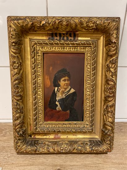 French school of the 19th century 
Woman...