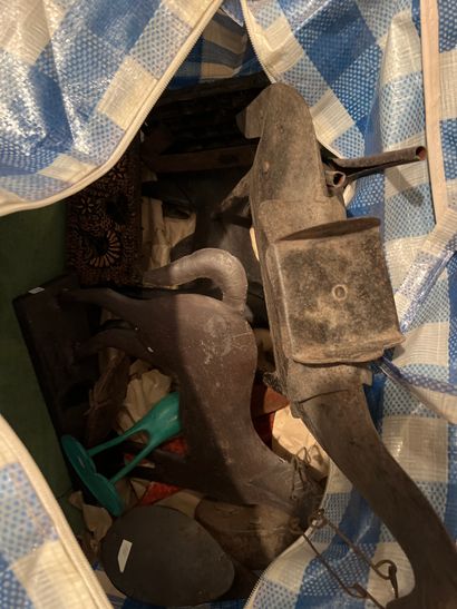 Mannette important set of metal sculptur...