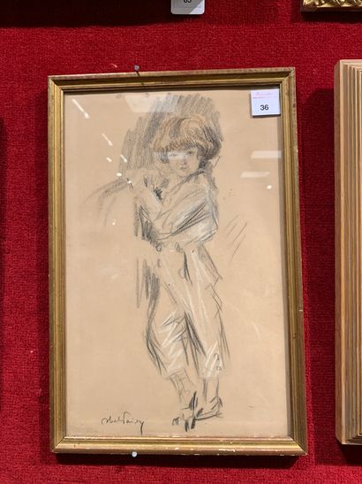 Abel FAIVRE
Little boy
Charcoal, red chalk...