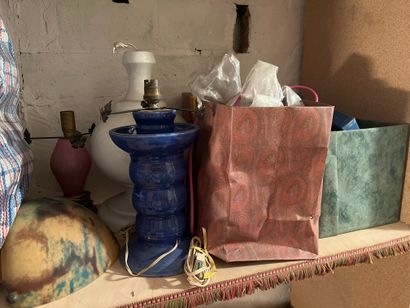 Set of lamp bases and lamp glasses
20th ...