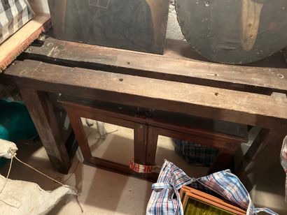 Workbench legs in untreated wood