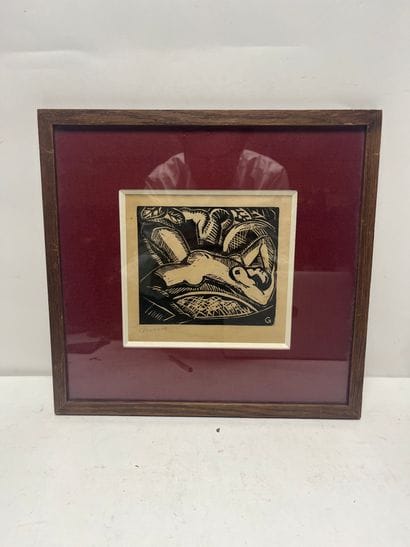 Marcel GROMMAIRE (1892-1971)
Nude woman
Woodcut
16...