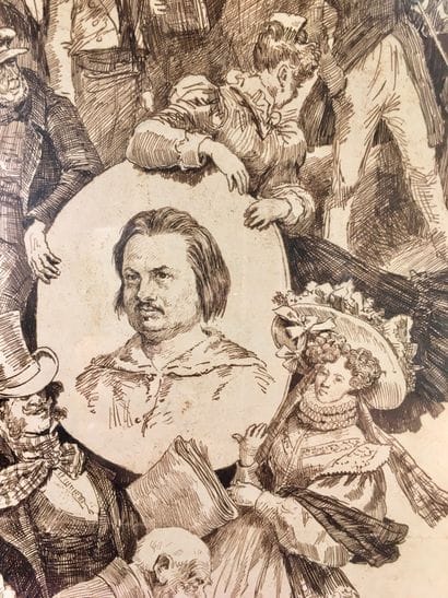 Charles Henri PILLE (1844-1897)
Balzac and...