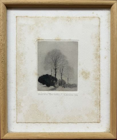 Gunnar NORRMAN (1912-2005)
Arbres
Estampe...