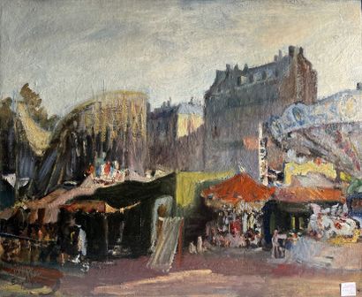 Edy LEGRAND (1892-1970)
Cirque dans la ville
Huile...