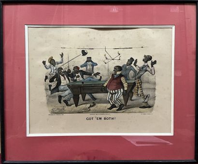 Thomas B. WORTH (1834-1917), d'après
La partie...
