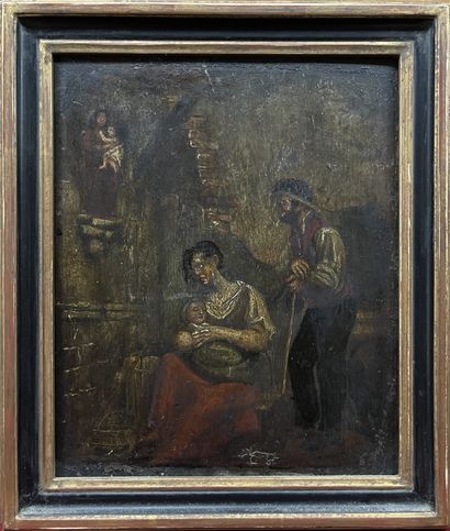 Ecole étrangère du XIXème siècle
Couple et...
