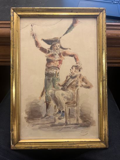Alexandre DUPENDANT (1833-1884)
L'arracheur...