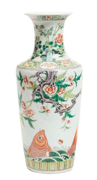 CHINE - Début XXe siècle
Vase balustre en...