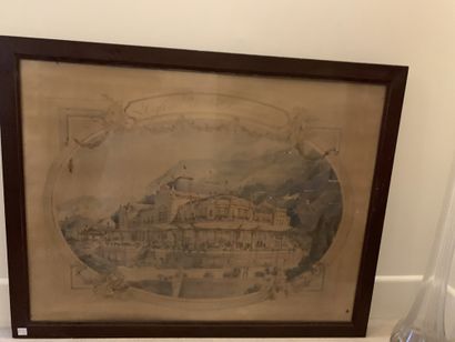 Casino de la Bourboule
Color engraving
Height...