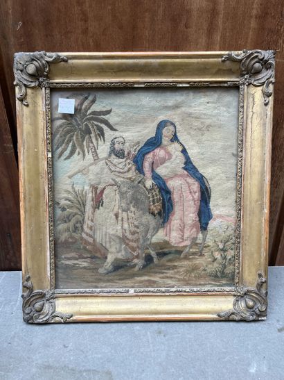 The flight to Egypt
Framed embroidery
38...