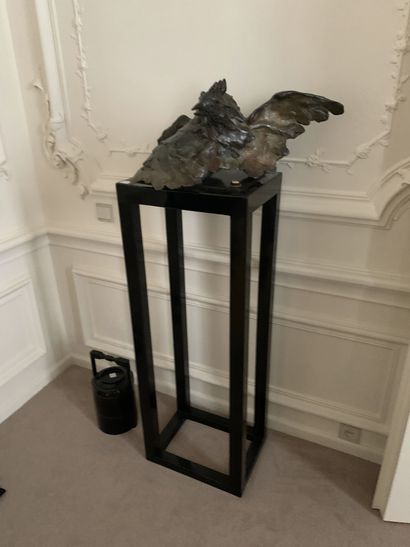 PALIATRIAS
Le coq gaulois, en bronze à la...