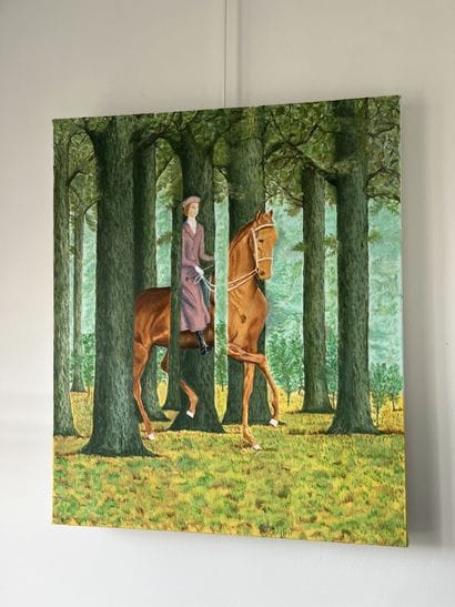 ARAXIE (XX-XXI)
Cavalière au Bois de Boulogne...