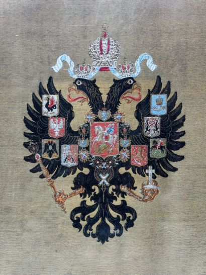 Framed weaving
Double-headed eagle
56 x 59...