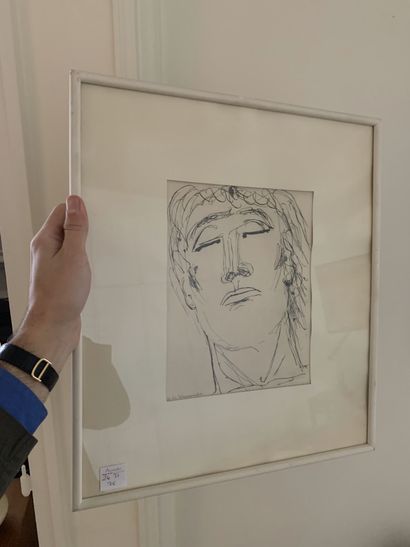 Henri de Waroquier
Male Face
Pen drawing...