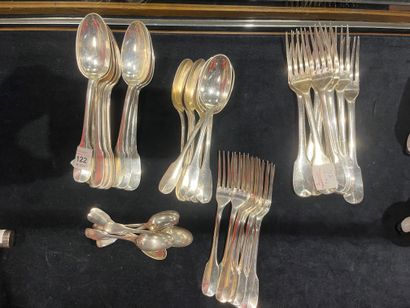 Uniplat silver service by Puiforcat
Eight...