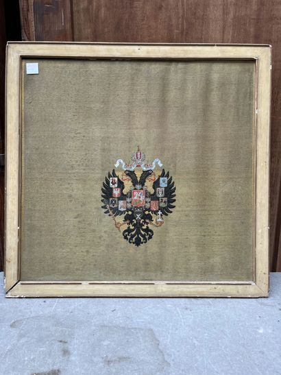 Framed weaving
Double-headed eagle
56 x 59...