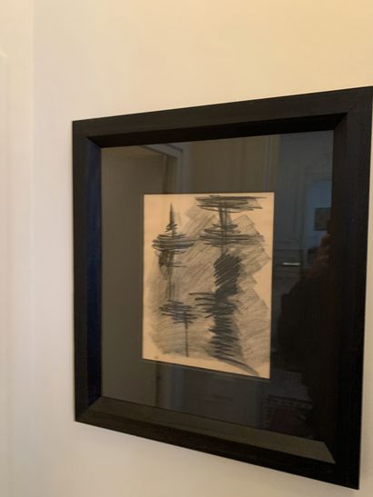Engel Pap ? 
Abstraction
Charcoal on paper...