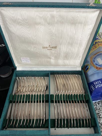 Ravinet Denfert
Set of 12 pieces of silver-plated...